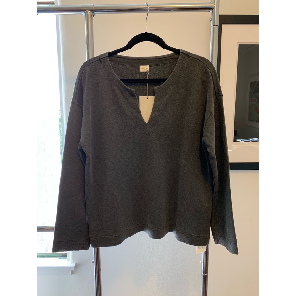 Poetry  Hemp Cotton Notch-neck Top